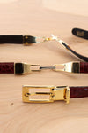 Crocodile Hook Skinny Belt