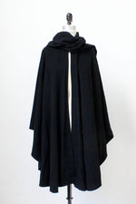 Noir Poncho Cape