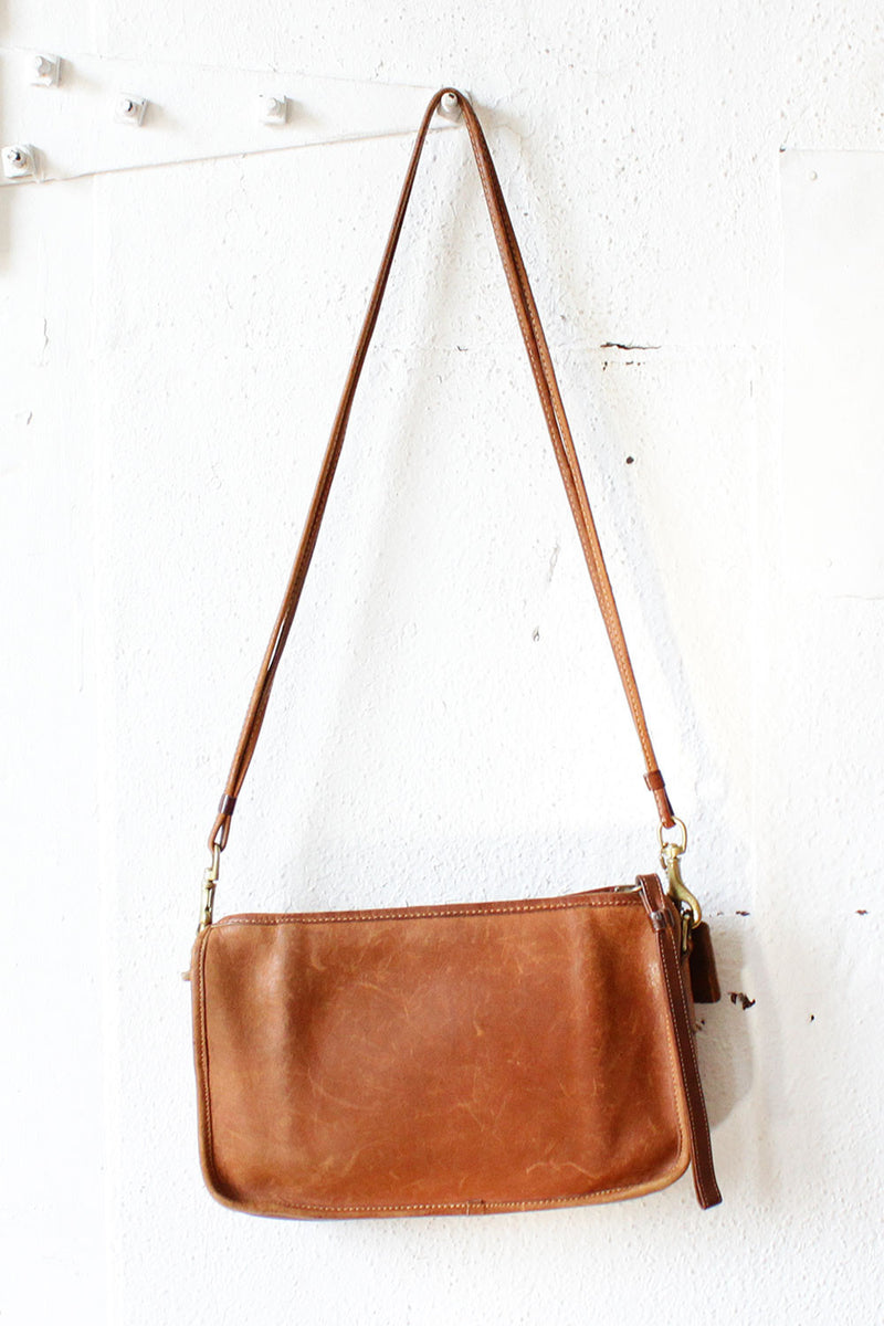 Vintage Coach Bag // Classic Shoulder Bag British Tan NYC //