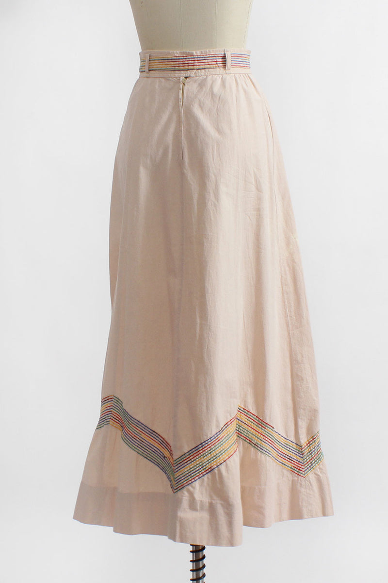 Rainbow Run Maxi Skirt XS