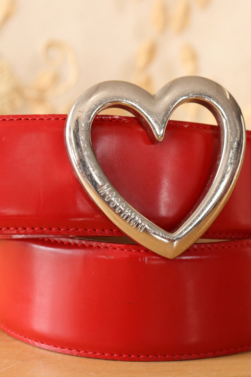 Moschino heart-shaped Buckle Leather Belt - Farfetch
