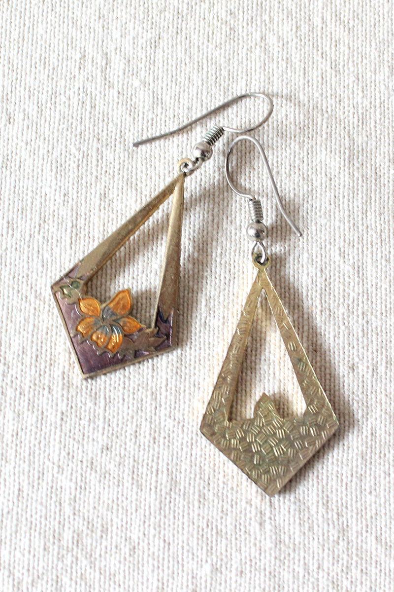 Marigold Enamel Earrings