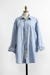 Distressed Chambray Buttondown