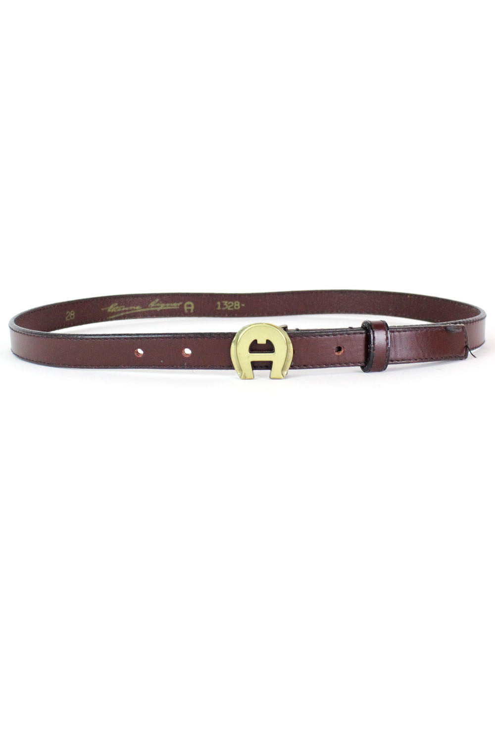 Aigner Cordovan Belt S/M