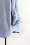 Distressed Chambray Buttondown