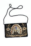 indian velvet purse