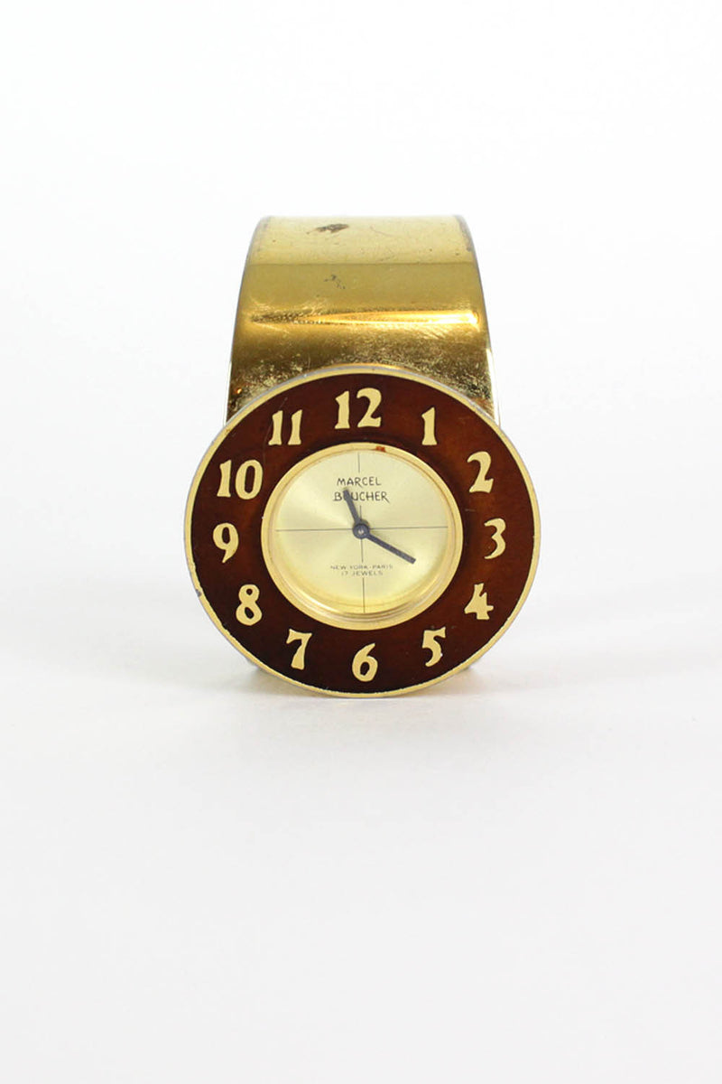 Marcel Boucher 1960s Cuff Watch