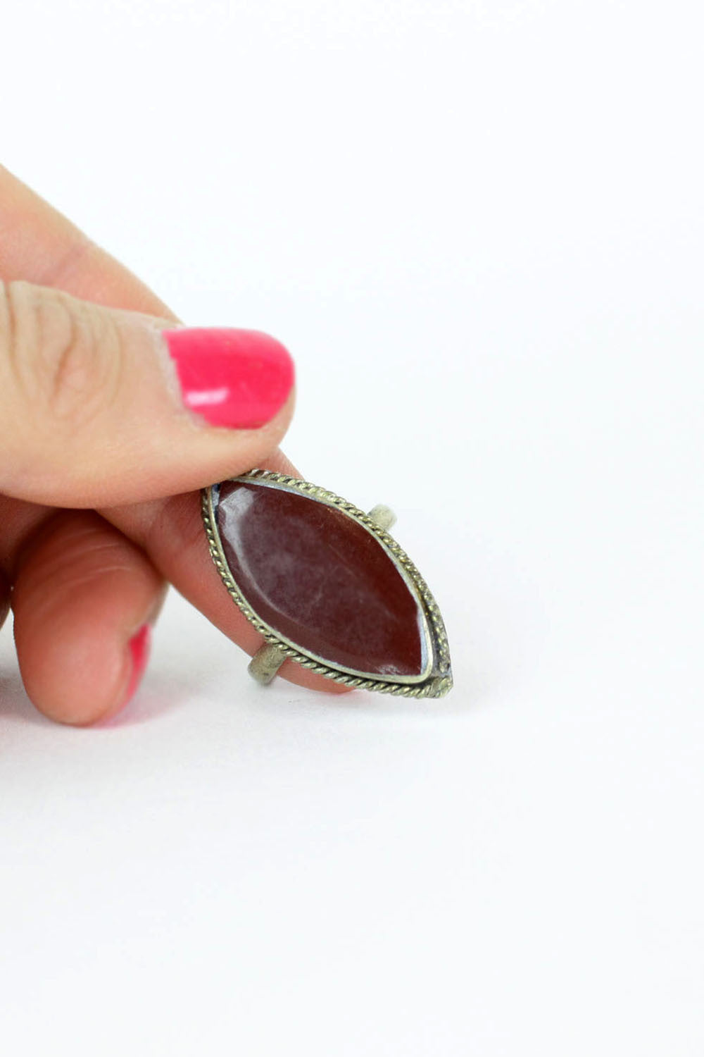 Carnelian Point Ring