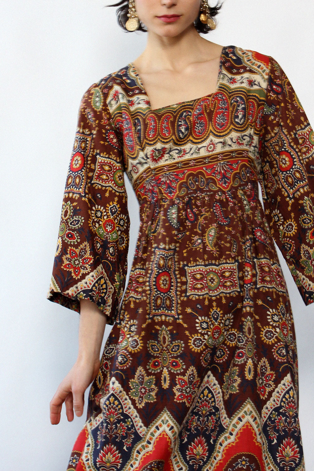 Danville Cotton Paisley Free Dress M