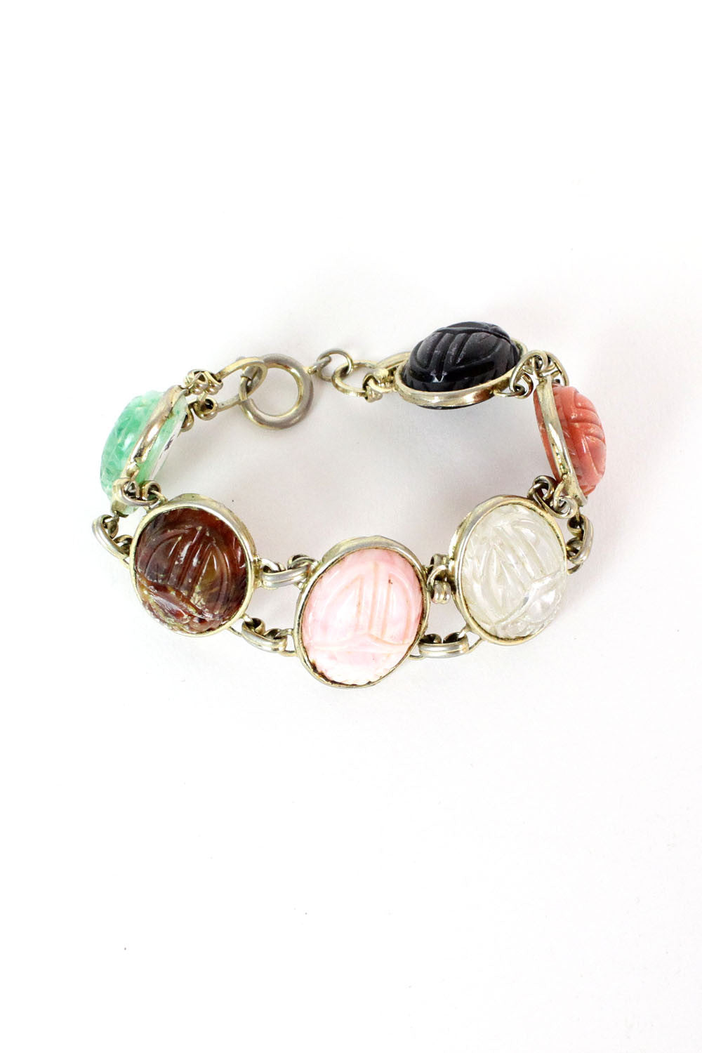 Scarab Medallion Bracelet