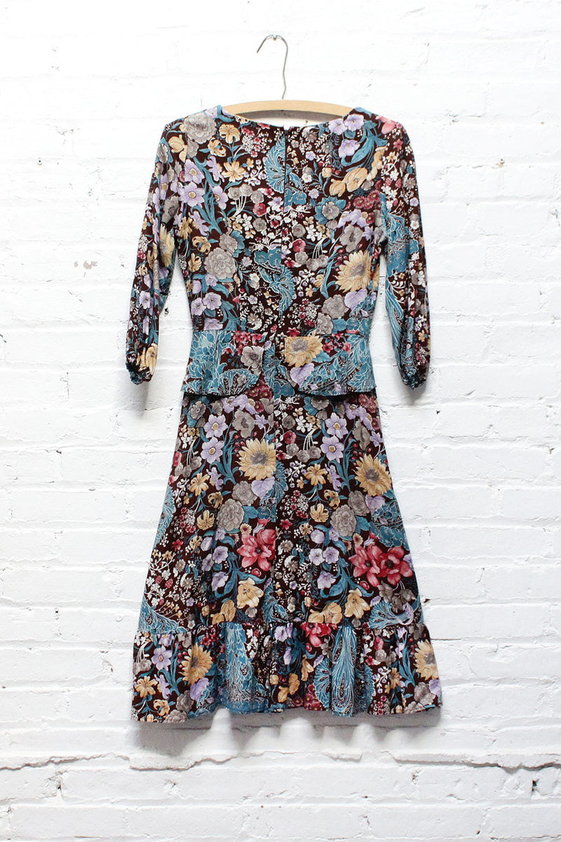 Paper Moon 70s Floral Dress XS