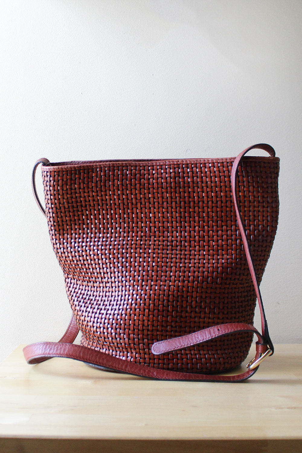 Woven Bucket Bag