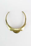 brass choker necklace