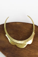 brass choker collar