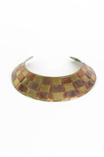 Woven Mixed Metal Choker