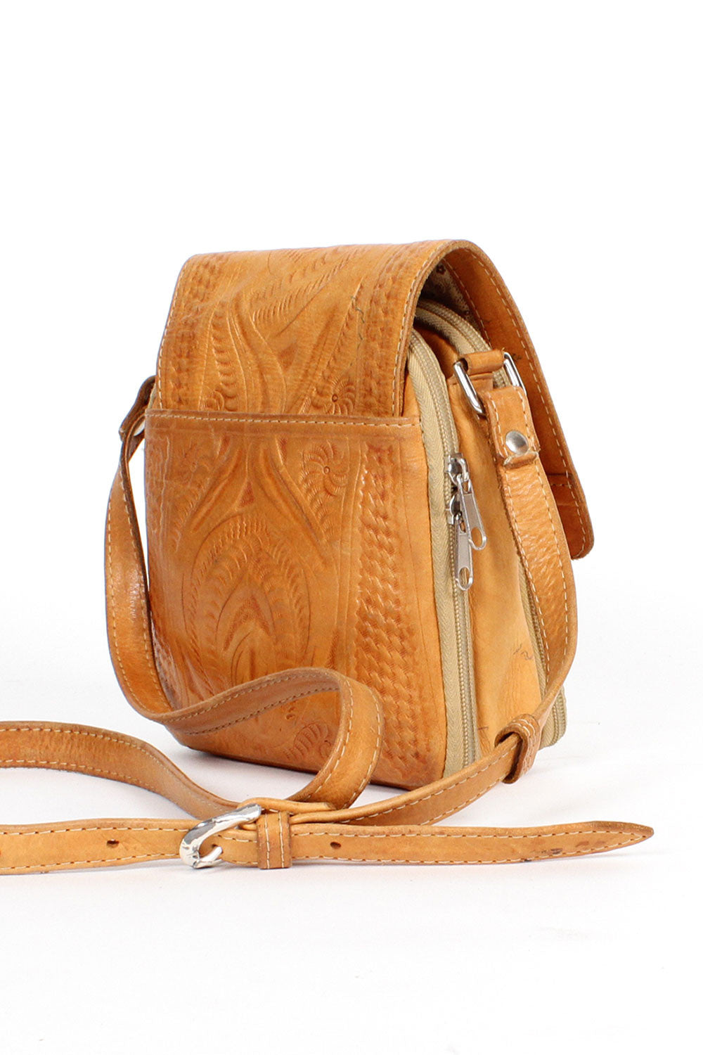 Type A Tooled Crossbody Bag