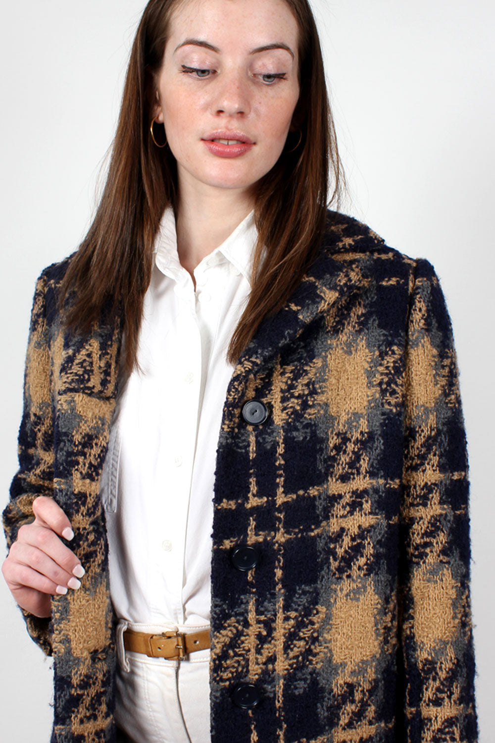 Velvet graham 2024 houndstooth coat