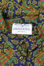 vintage paisley dress detail