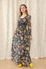 Whimsical Floaty Floral Maxi M