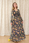 Whimsical Floaty Floral Maxi M