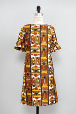 Midcentury Getaway Shift Dress S