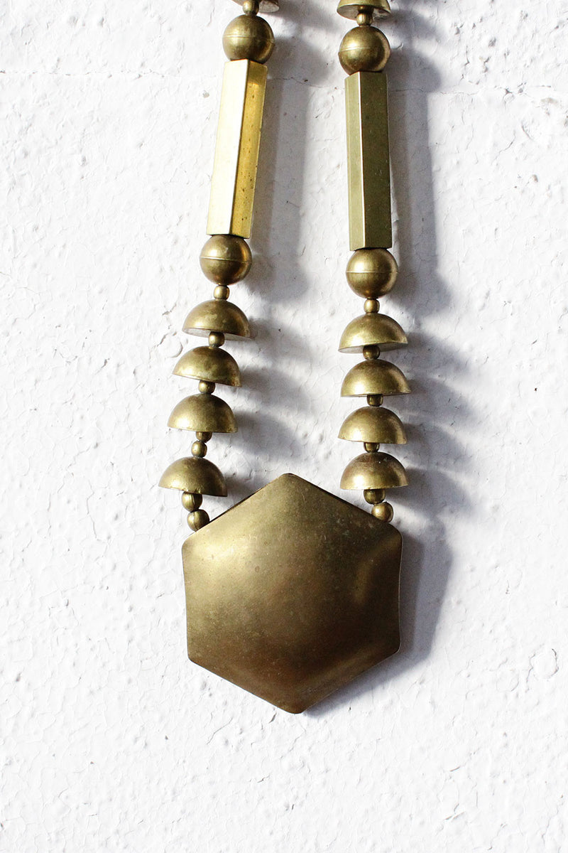 70s Chunky Brass Necklace