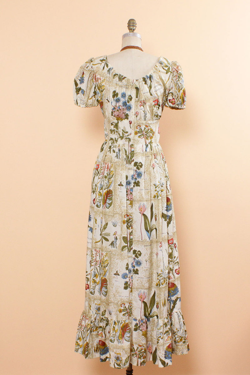 Serbin Botanical Print Dress M