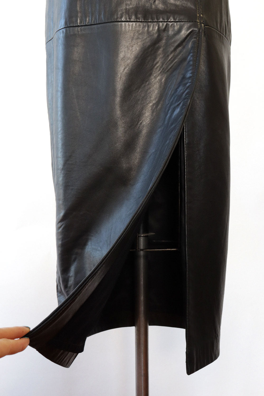 Buttery Leather Pencil Skirt S