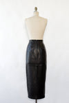 Buttery Leather Pencil Skirt S