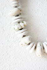 Glazed Chunky Bead Necklace