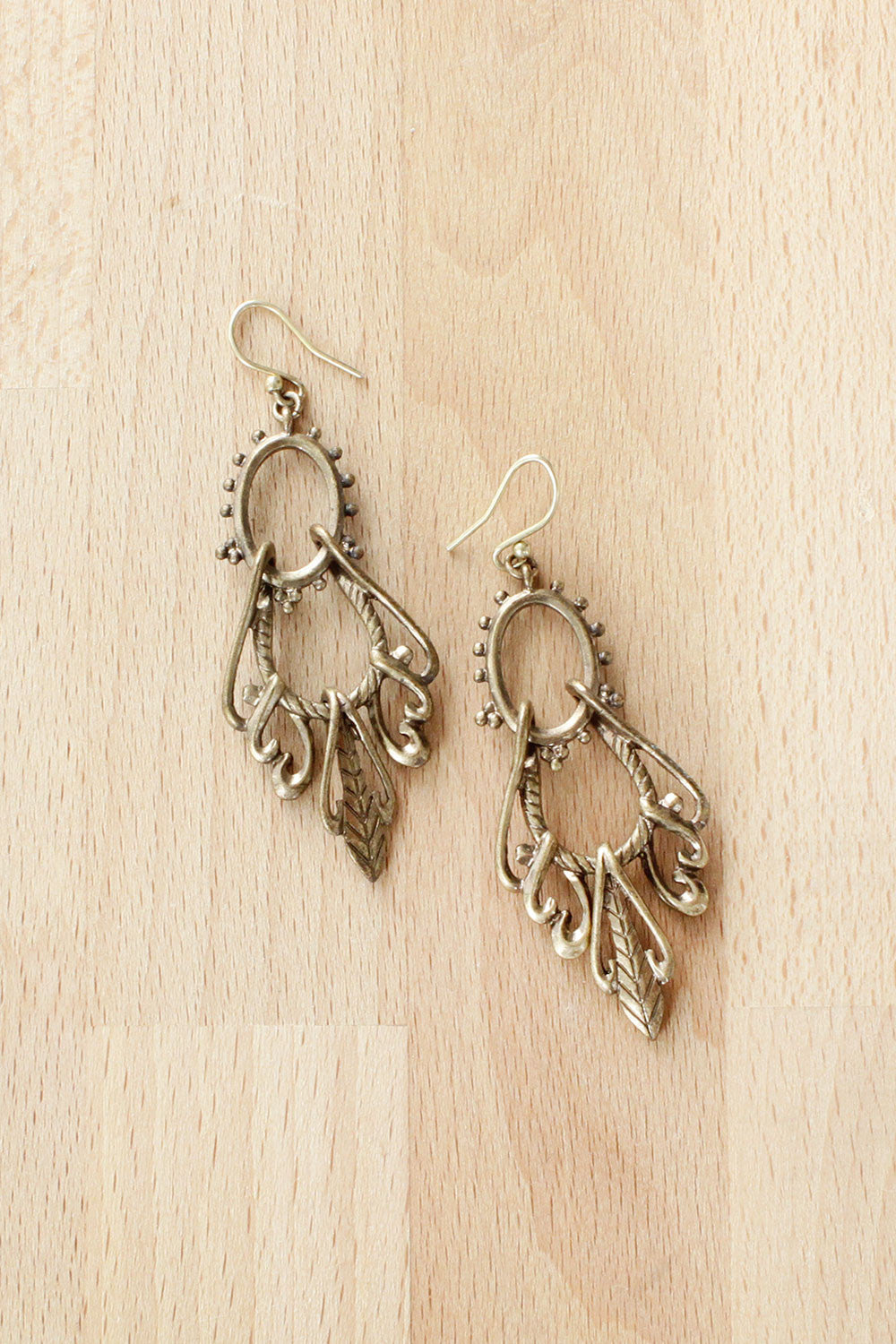 Bronze Palace Earrings