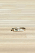 Sterling R Initial Ring