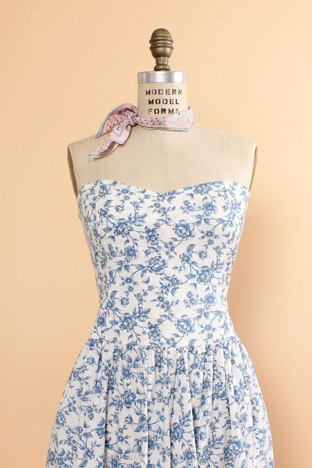 Toile Strapless Dress M/L