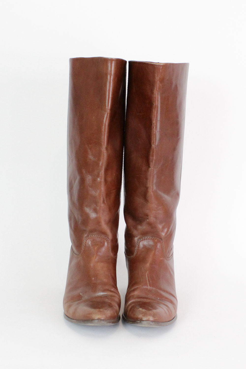 Vintage Mahogany Riding Boots 9