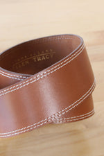 Pecan Leather Belt XS/S