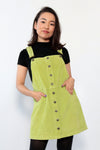 Lime Corduroy Overall Jumper XS-M