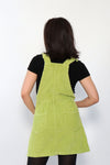 Lime Corduroy Overall Jumper XS-M