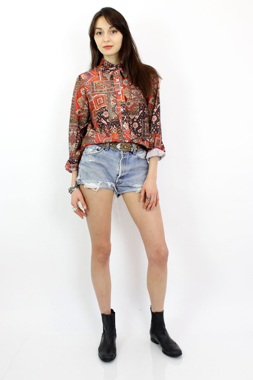 Kilim Print Buttondown M