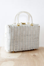 Adèle Seashell Wicker Handbag