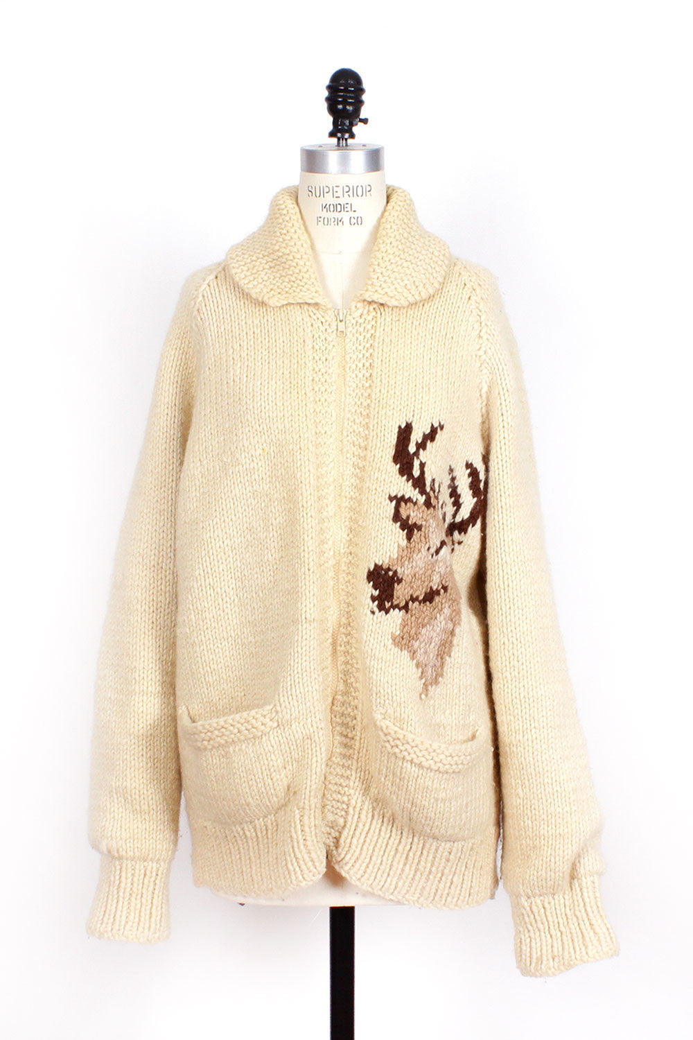 Reindeer Cowichan Sweater