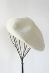 Ivory Wool Beret