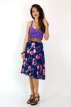 Sliced Fruit Flare Skirt S/M