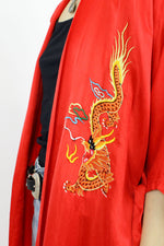 Satin Dragon Kimono