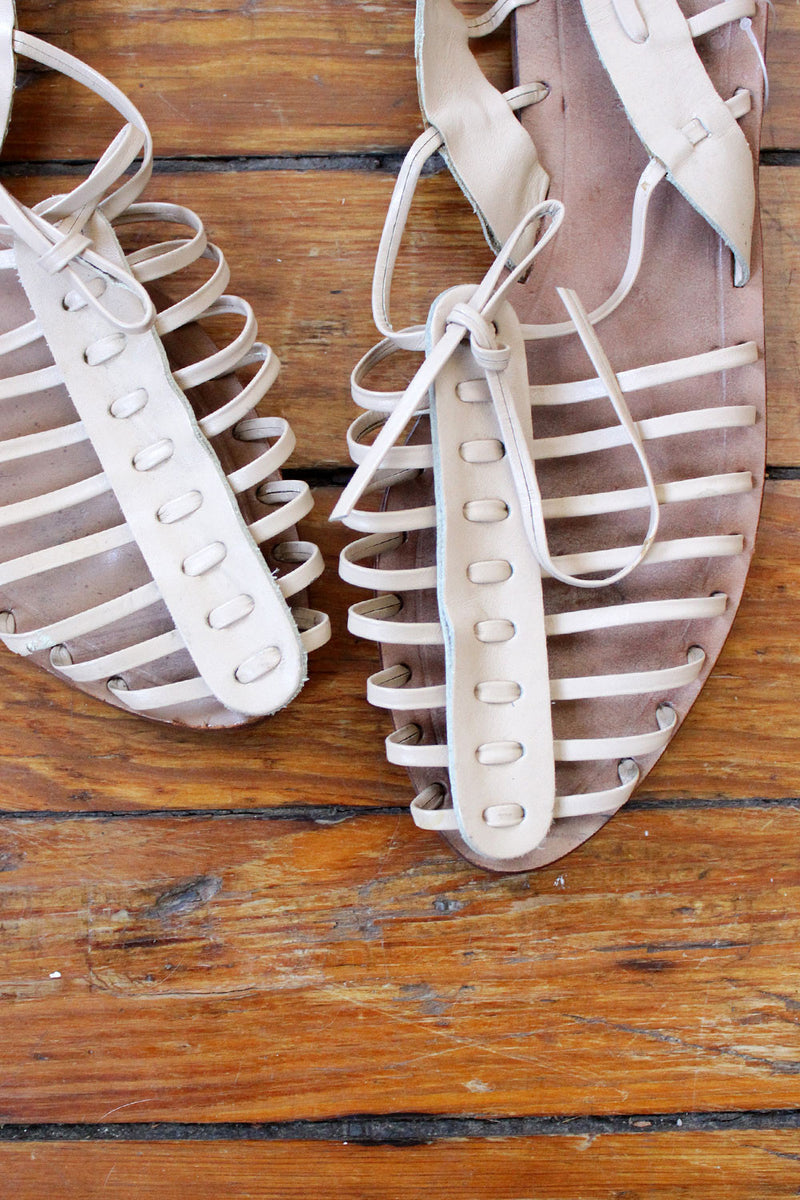 Nude Ladder Sandals 8 1/2