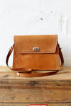 Caramel Leather Satchel