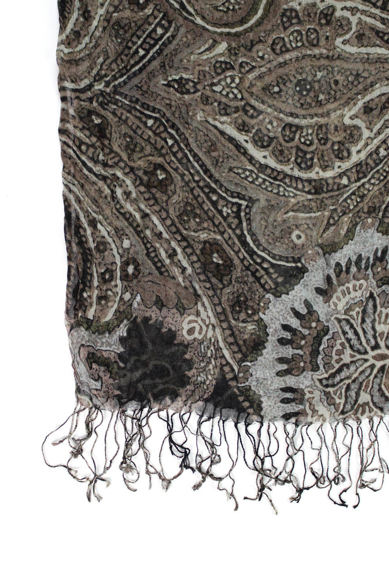 Dancing Paisley Scarf {Long}