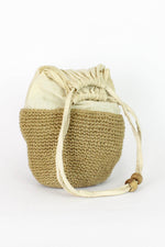 canvas bucket bag