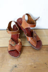 Double Buckle 70s Sandals 9