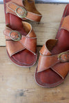 Double Buckle 70s Sandals 9