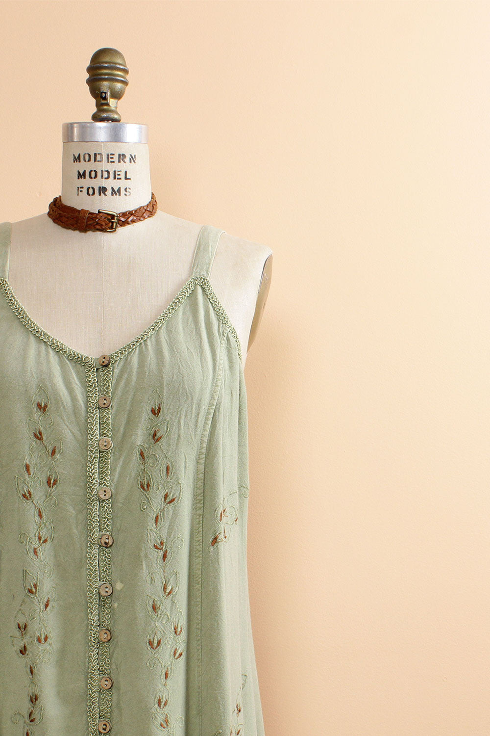 Moss Boho Dress L